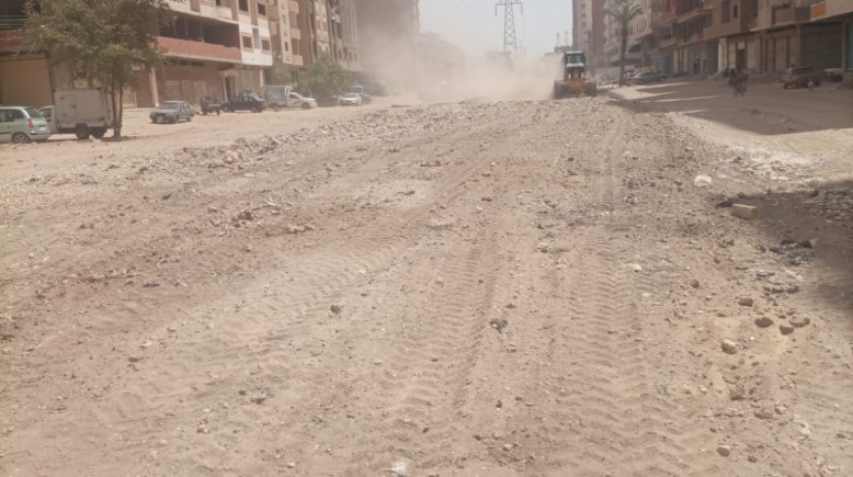 لقطة من الاعمال الجارية