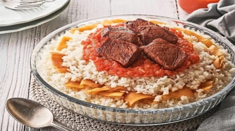 الفتة باللحمة
