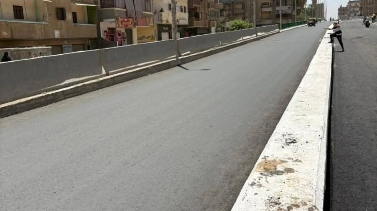 كوبري الباجور بعد الافتتاح التجريبي