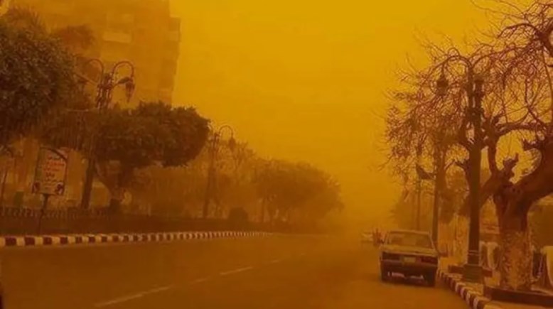  عاصفة ترابية اليوم في مصر