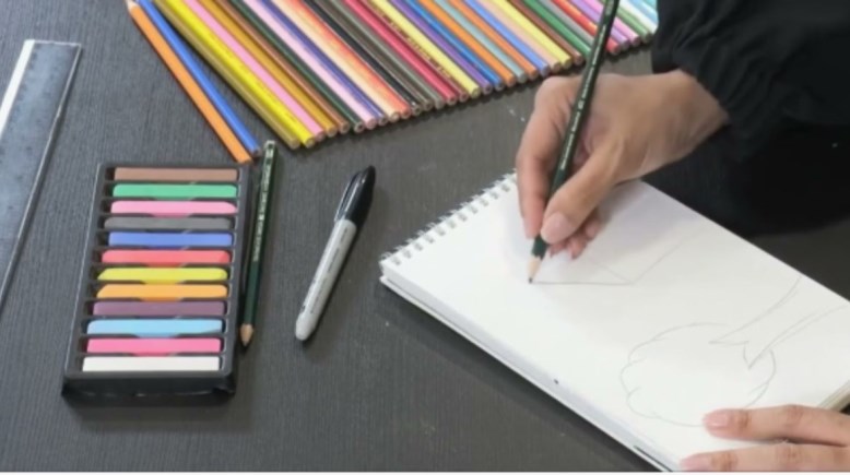 منهج الرسم للصف الثالث الاعدادي الترم الثاني 