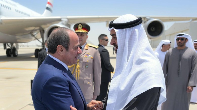 الرئيس السيسي والشيخ محمد بن زايد