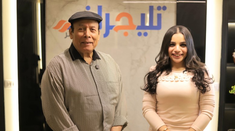 الفنان القدير أحمد ماهر والزميلة هايدي محمد