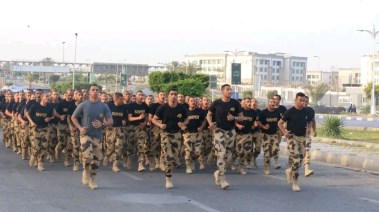 تدريبات الصاعقة في مدينة العبور