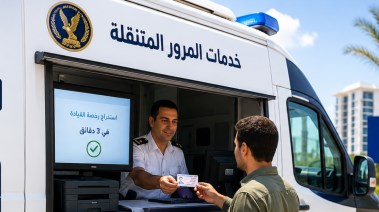 سيارات المرور المتنقلة - تعبيرية 