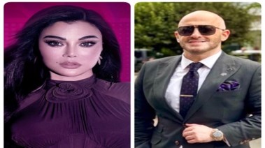 المستشار شريف حافظ والفنانة هيفاء وهبي