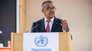المدير العام لمنظمة الصحة العالمية، تيدروس أدهانوم