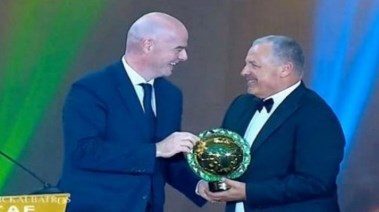 هاني أبو ريدة وإنفانتينو 