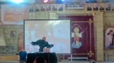 حفل " دانس وروك" داخل كنيسة سمعان الخراز بالمقطم