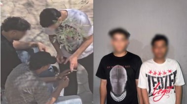 المتهمين وجانب من الواقة 
