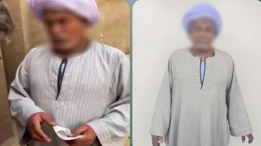 المتهم وجانب من الواقعة 