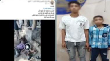 المتهمين وجانب من الواقة 
