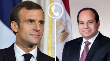 الرئيس عبد الفتاح السيسي و الرئيس الفرنسي إيمانويل ماكرون