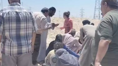 حادث الطريق الصحراوي الغربي بقنا 