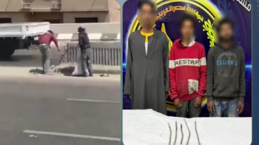 المتهمون وجانب من الواقعة
