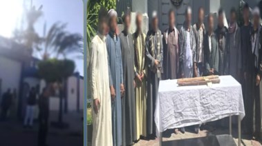 المتهمون وجانب من الواقعة