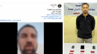 المتهم وجانب من الواقعة 