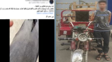 المتهم وجانب من الواقعة 