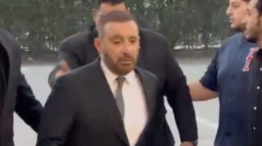 أحمد السقا في عزاء والد حمدي الميرغني