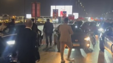 لقطة من الفيديو المتداول 