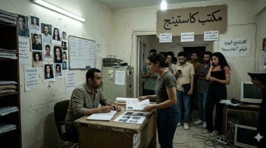 مكتب كاستينج - صورة مولدة بالذكاء الصناعي 