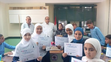 لقطة من التكريم والشهادات 
