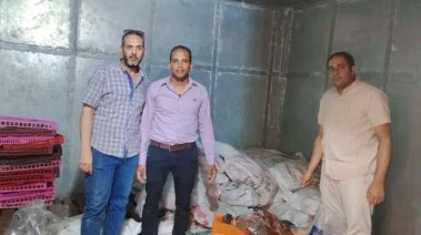 لقطة من الحملة والمضبوطات 