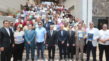 محافظ بني سويف يؤكد رعاية الدولة للعمال والاتحاد يثمن قانون العمل الجديد