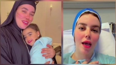  دنيا فؤاد على فراش المرض