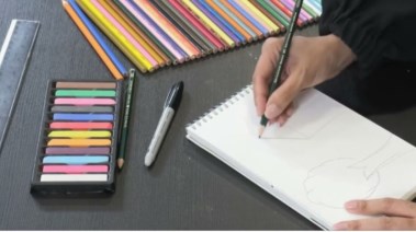 منهج الرسم للصف الثالث الاعدادي الترم الثاني 