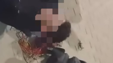 جانب من الفيديو المتداول 