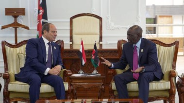  الرئيس عبدالفتاح السيسي والرئيس الكيني