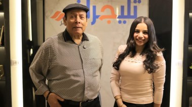 الفنان أحمد ماهر والزميلة هايدي محمد 