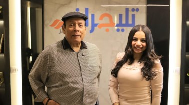 الفنان أحمد ماهر والزميلة هايدي محمد