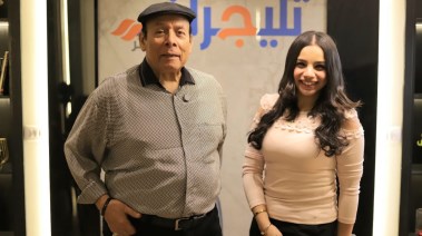 الفنان أحمد ماهر والزميلة هايدي محمد 