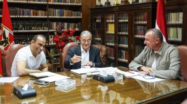 محمود الخطيب وياسين منصور وسيد عبدالحفيظ