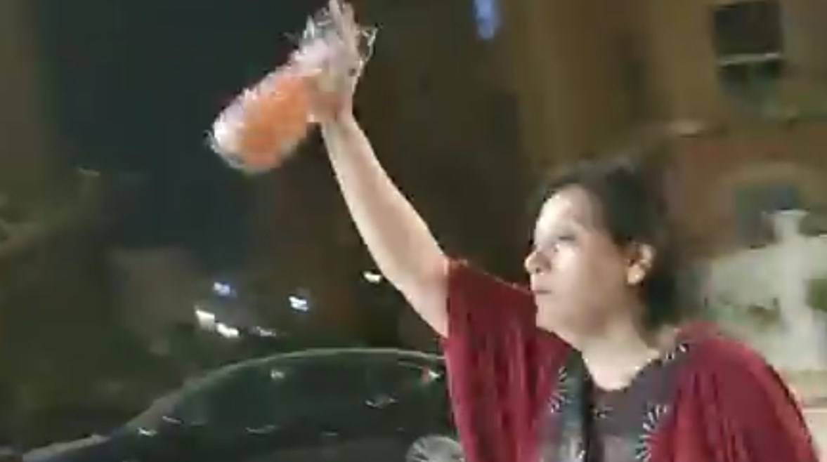 جانب من فيديو الواقعة