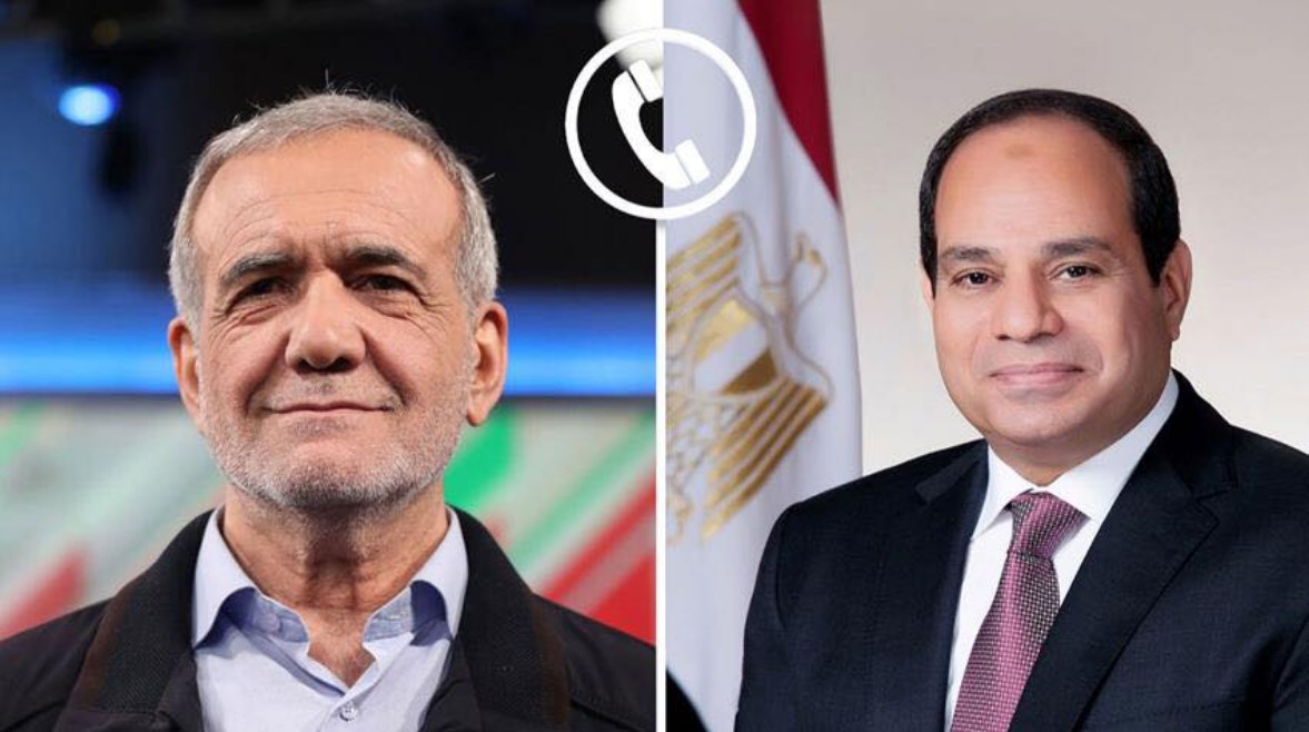 الرئيس عبدالفتاح السيسي، الرئيس الإيراني مسعود بزشكيان