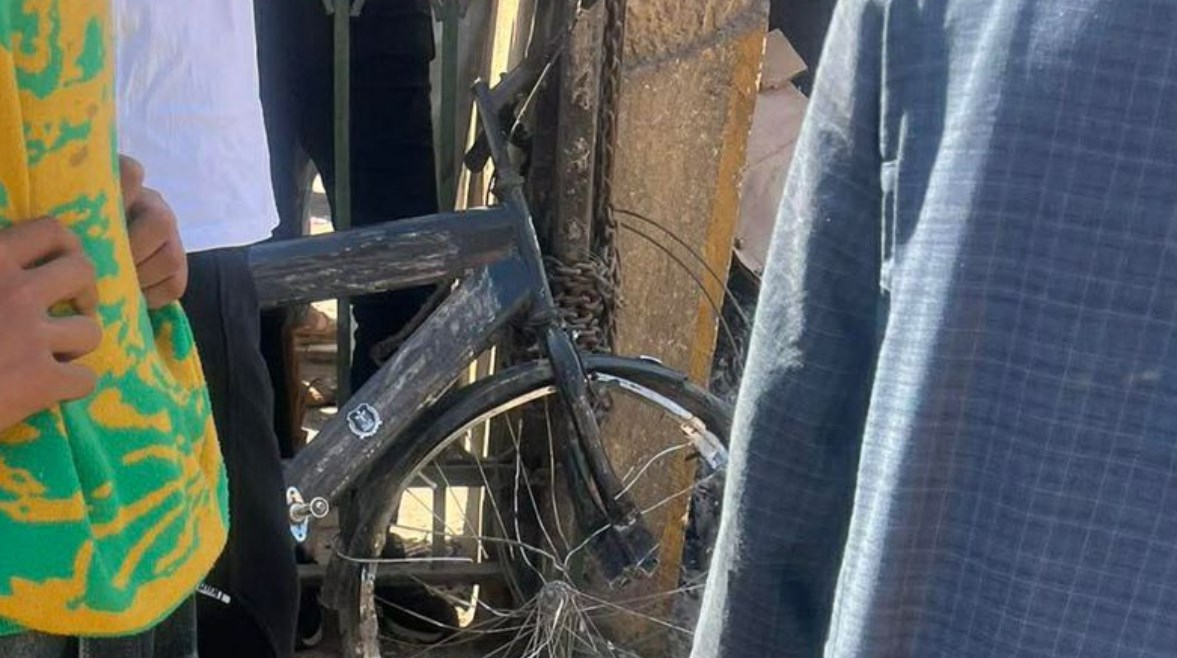 جانب من الحادث 