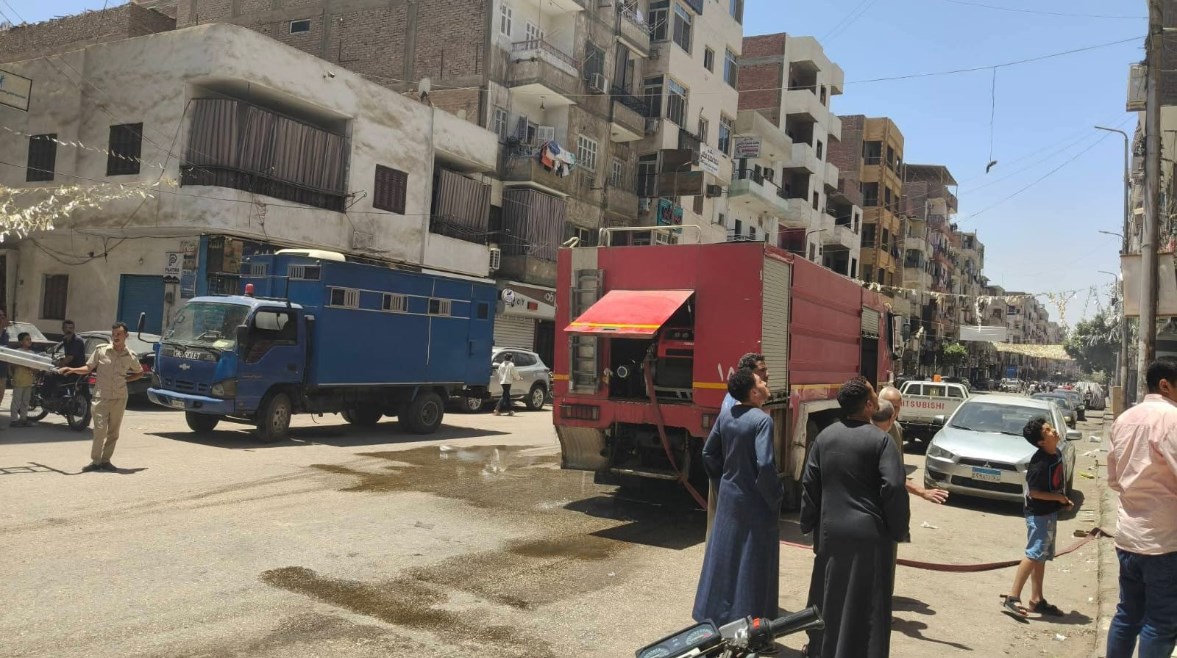 حريق فى قنا 