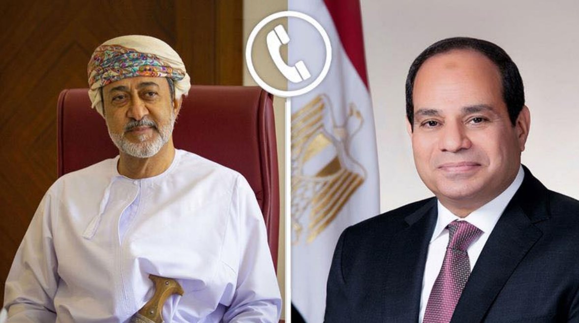 الرئيس عبدالفتاح السيسي وسلطان عمان