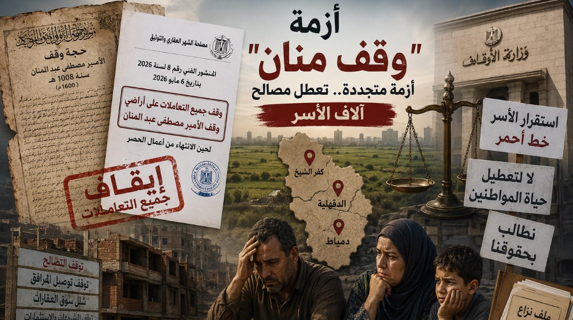 صورة بالذكاء الاصطناعي - أزمة “وقف الأمير مصطفى عبد المنان”