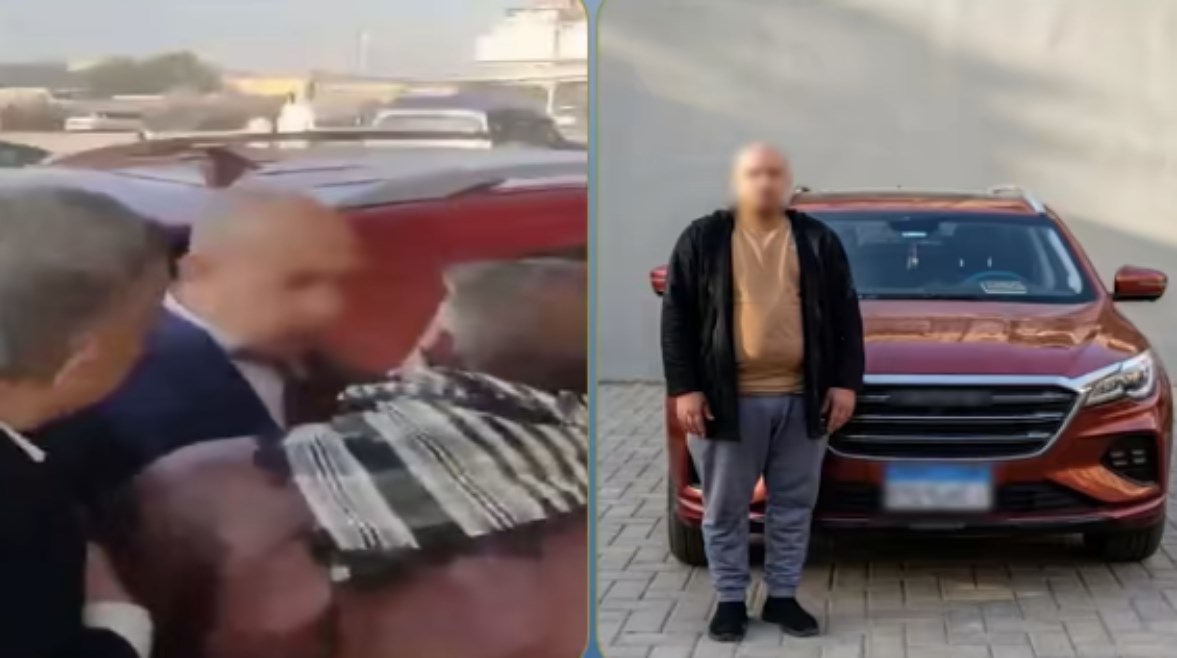 المتهم وجانب من الواقعة 