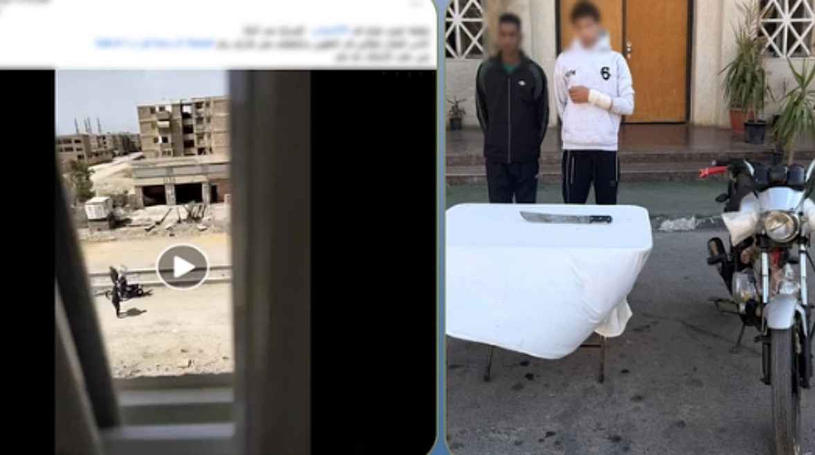 المتهمان وجانب من الواقعة