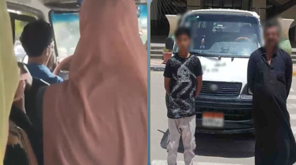 المتهمن وجانب من الواقعة 