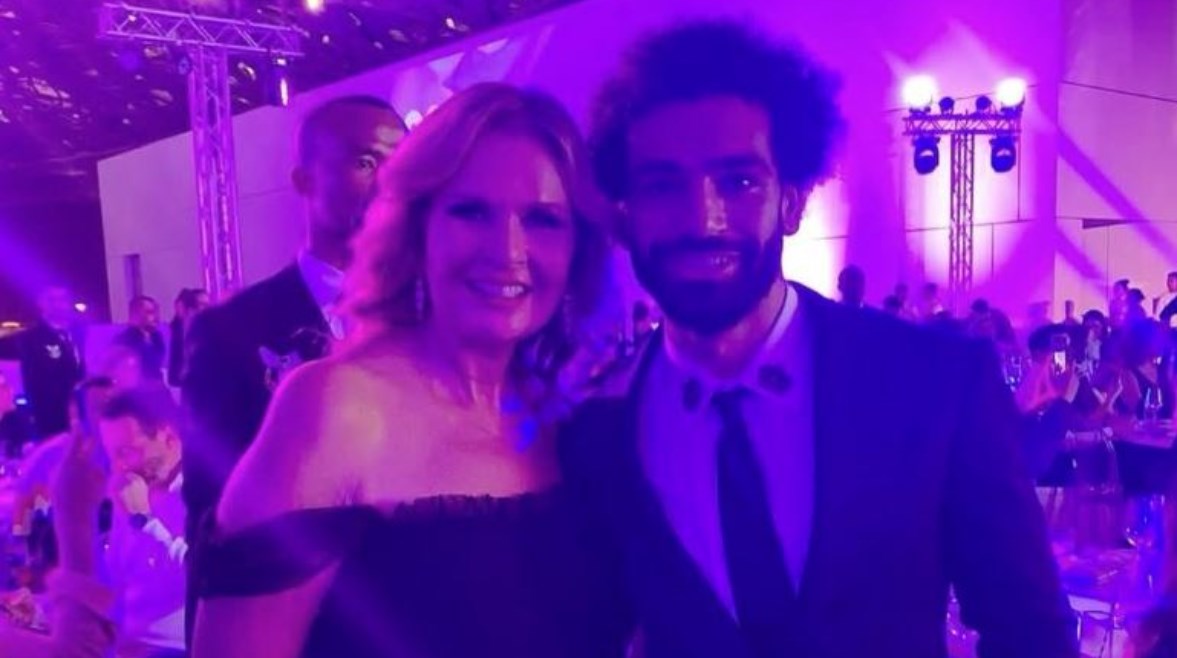 النجم محمد صلاح والفنانة يسرا