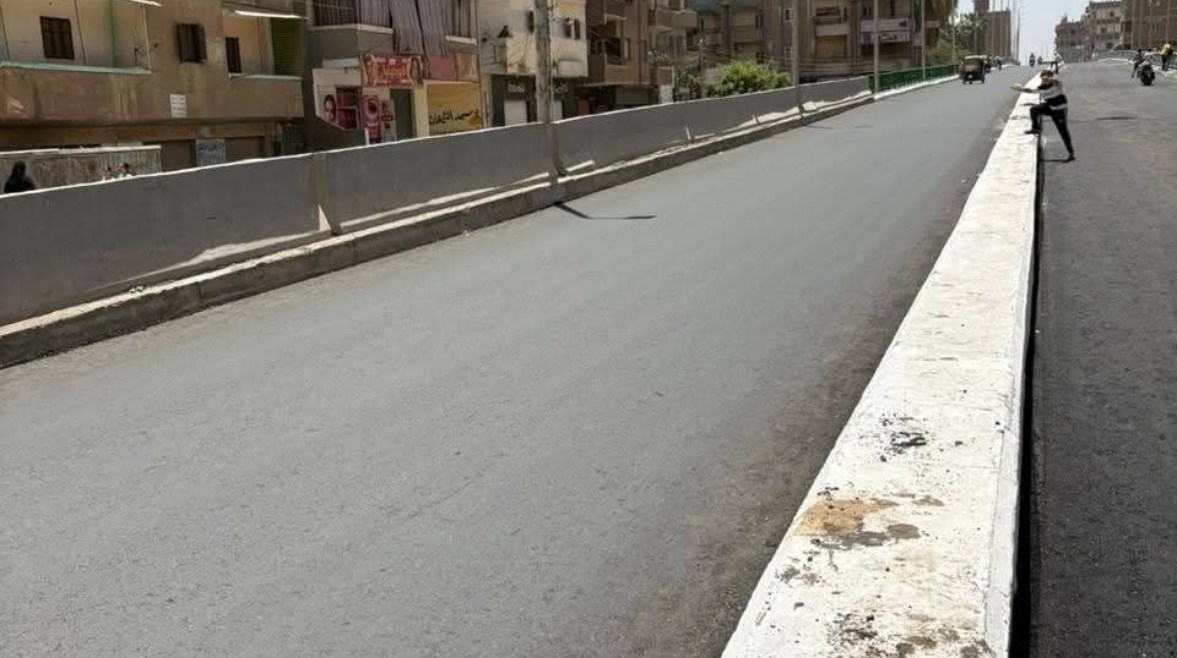 كوبري الباجور بعد الافتتاح التجريبي