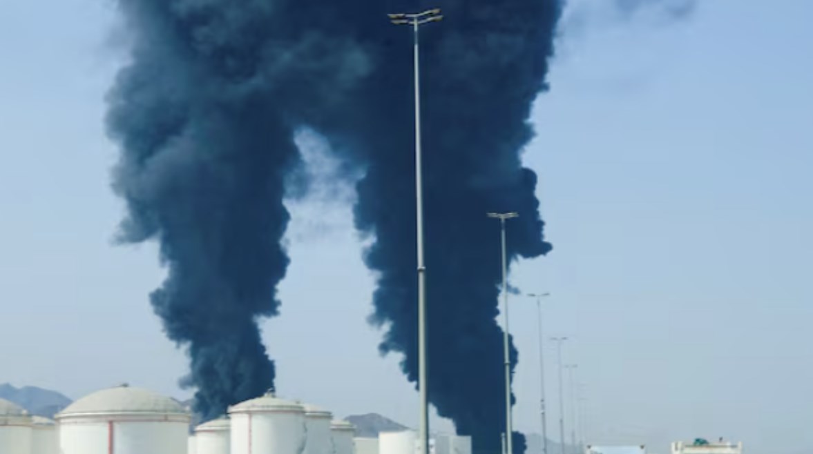 حريق منطقة فوز