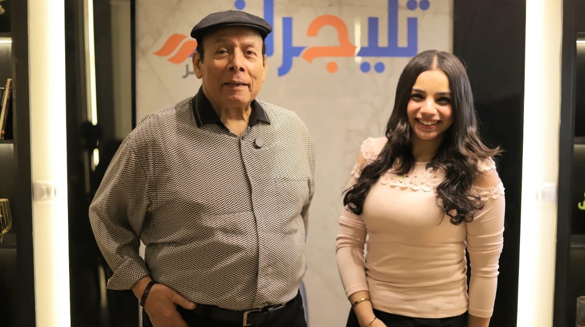 الفنان أحمد ماهر والزميلة هايدي محمد 