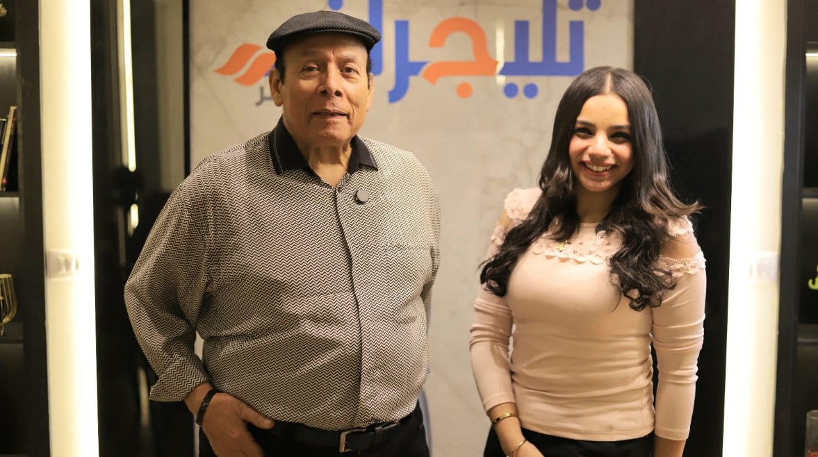الفنان أحمد ماهر والزميلة هايدي محمد 